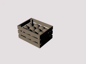 12-pounder field cannon 3D Model