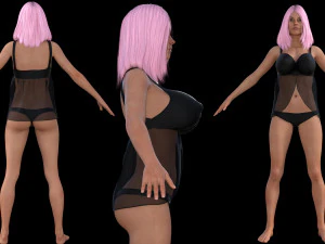 Female model 3D Model