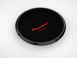 Car Sound System Parts Bundle 3D Модель
