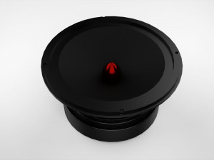 Car Sound System Parts Bundle 3D Модель