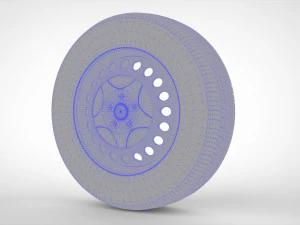 Special Design Fiat Doblo and Dodge Promaster Tin Rim Etiketcilere Yanakli Fiat Jant 3D Model