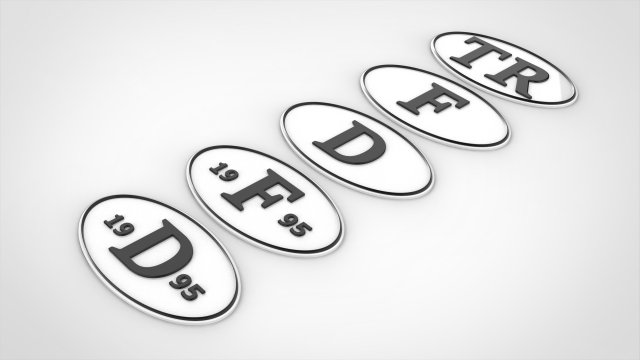 Etiketcilere Wegu Harf Modelleri Special Wegu Letter Models Model 3D .c4d .max .obj .3ds .fbx .stl .blend 
