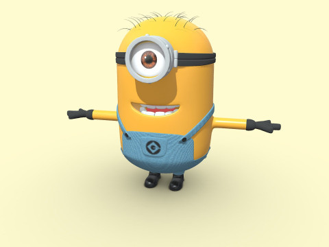 Minions Character Pack 3D Model