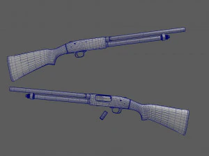 maverick 88 shotgun 3D Model