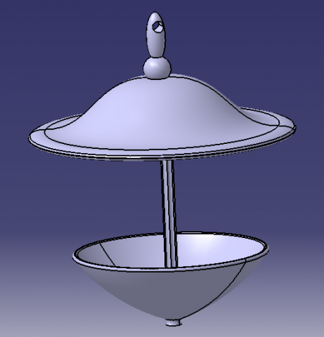 water trough for birds - abreuvoir pour oiseaux 3D Принт Модель .c4d .max .obj .3ds .fbx .stl .blend 