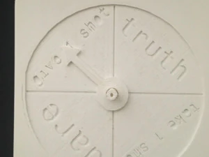 진실 아니면 도전을 마시세요 - jeux d'alcool action ou verite 3D 프린트 모델