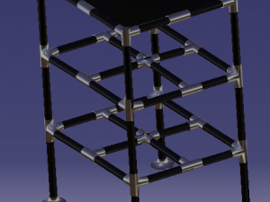 full size fully printable tube cabinet 3D-Druckmodell
