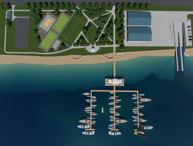 yacht club territory improvement concept Texturas CG .c4d .max .obj .3ds .fbx .stl .blend 