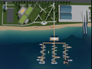yacht club territory improvement concept CG Textures