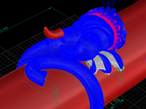 kengkod71 ring ganesh 3d Model 3D