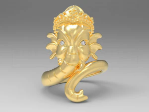 kengkod71 кільце ганеш 3d 3D Модель