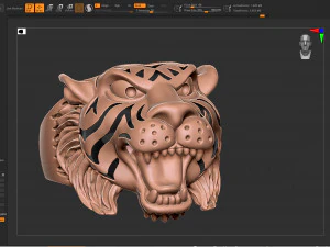 kengkod-74 tigre Modello 3D