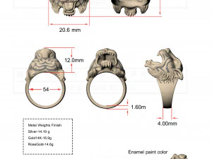 kengkod-74 tigre Modello 3D