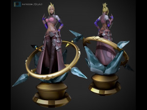 minfilia warde - version 1 and 2 Modèles 3D en vedette