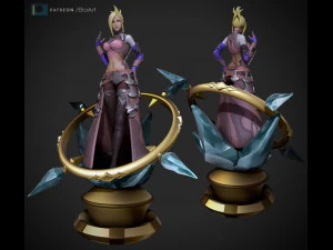 minfilia warde - version 1 and 2 3D Print Model