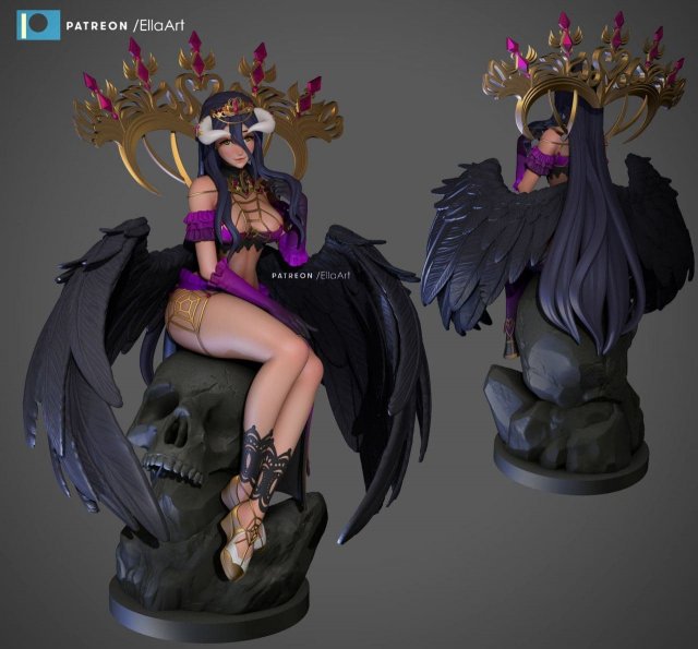 minfilia warde - version 1 and 2 3D 프린트 모델 .c4d .max .obj .3ds .fbx .stl .blend 