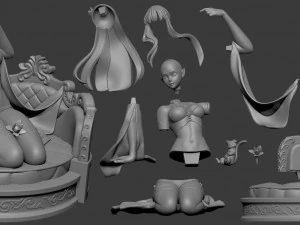 emilia puck from re-zero 3D Print Model