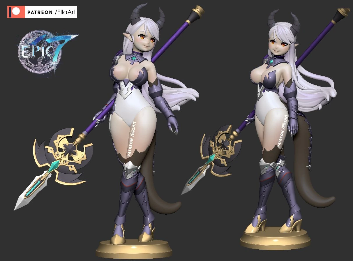 luna epicseven 3D Print Model .c4d .max .obj .3ds .fbx .stl .blend 