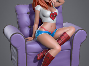 mary jane and gwen stacy 3D Print Model