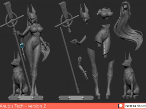 anubis - version 2 3D Print Model