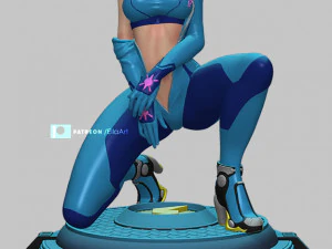 samus aran - version 1 and 2 3D Print Model