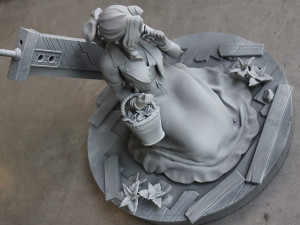 final fantasy 7 remake - aerith version 1 and 2 3D 프린트 모델