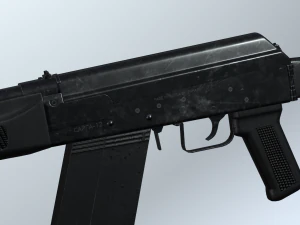 Model strzelby SAIGA 12 Model 3D
