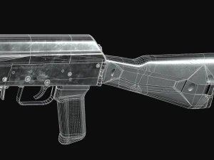 Model strzelby SAIGA 12 Model 3D