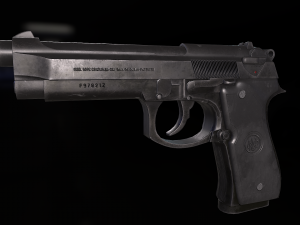 Beretta 92 Fs Modelo 3D