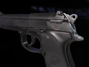 Beretta 92 Fs 3D Model