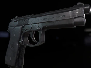 Beretta 92 Fs 3D Model