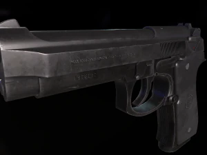 Beretta 92 Fs 3D Model