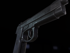 Beretta 92 Fs 3D Model