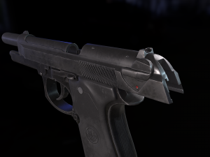 Beretta 92 Fs 3D Model