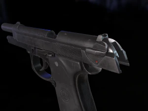 Beretta 92 Fs 3D Model