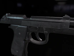 Beretta 92 Fs 3D Model