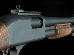 Remington 870 Game-ready 3D Model