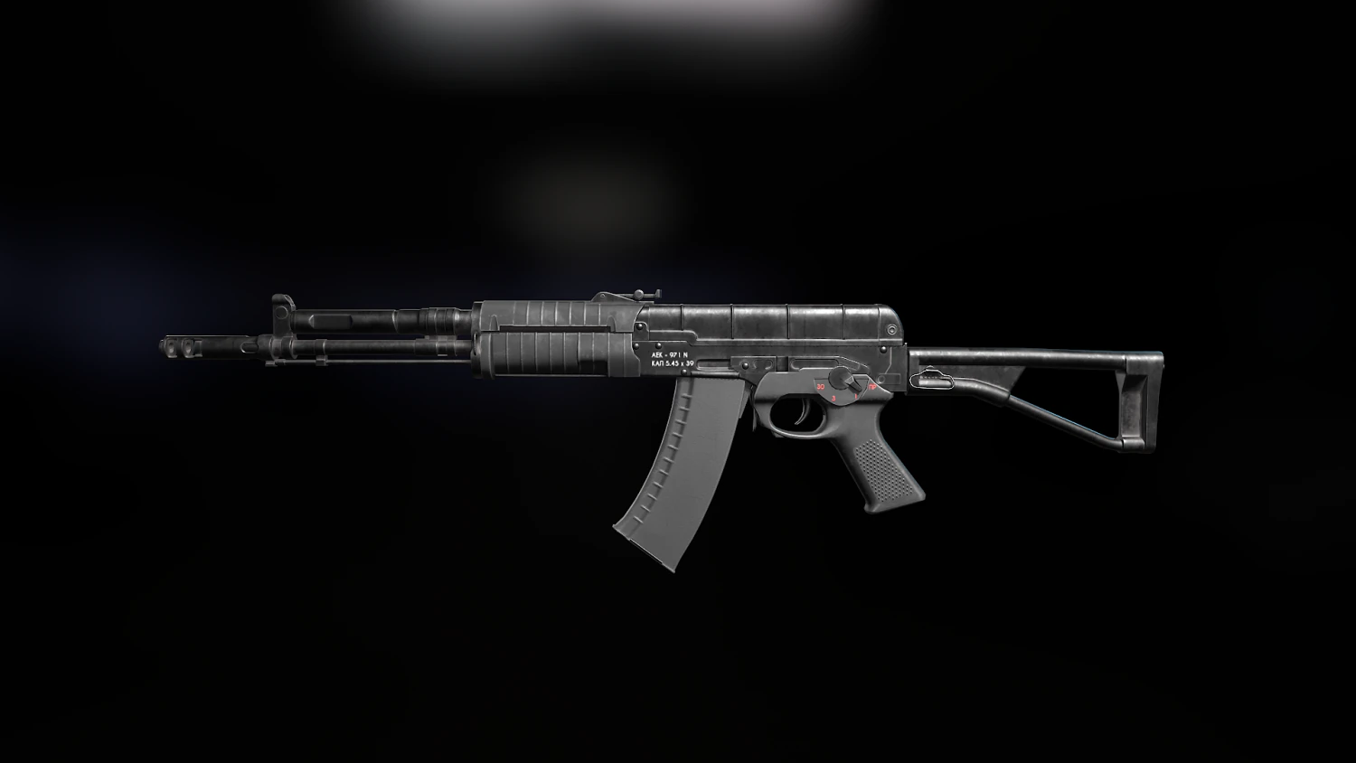 AEK-971 Assault Rifle 3D Model .c4d .max .obj .3ds .fbx .stl .blend 
