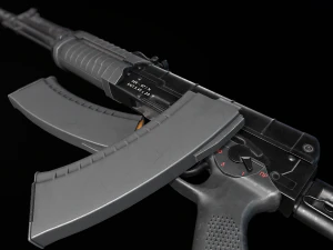 AEK-971 Assault Rifle 3D Model