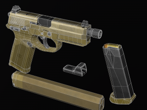 FNX-45 TACTICAL 3D 模型