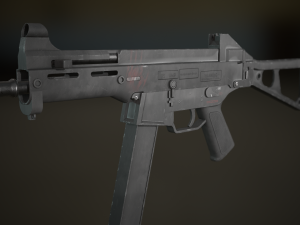 HK UMP-45 3D Model