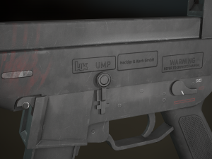 HK UMP-45 Modelo 3D