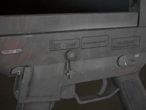 HK UMP-45 3D Model