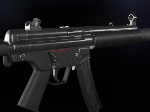 MP5SD Game-ready 3D Model
