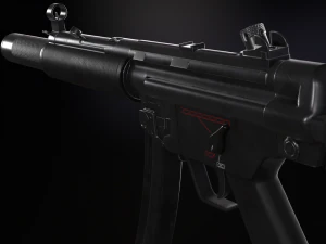 MP5SD Game-ready 3D Model