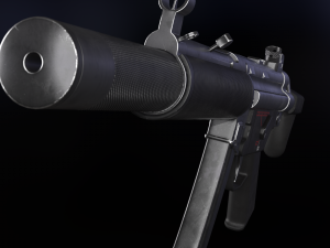 MP5SD Game-ready Model 3D