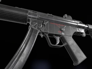 MP5SD Game-ready 3D Model