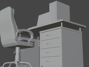 gaming computer setup 3D Model