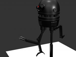 sci-fi droid robot 3D Модель