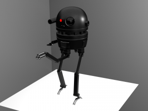 sci-fi droid robot 3D Model